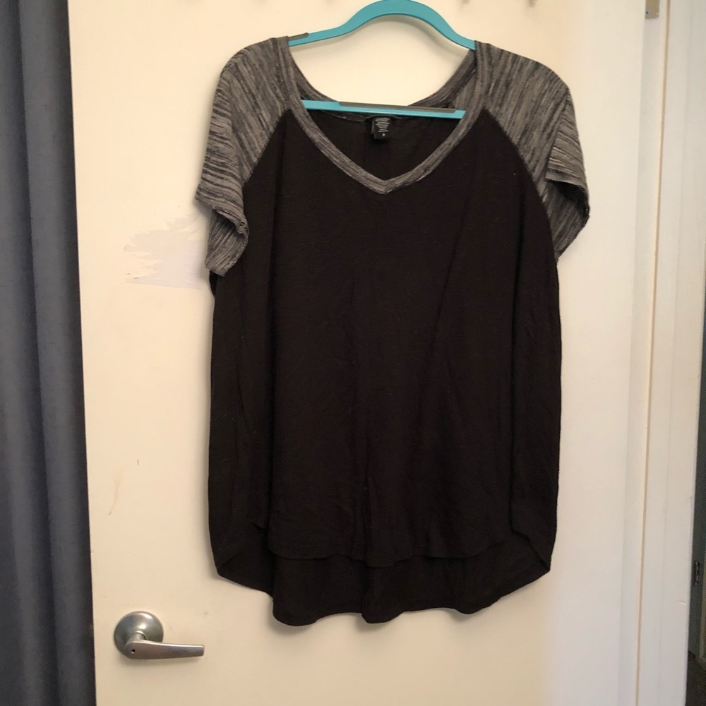 Knit Sweater Material Raglan T-shirt 2